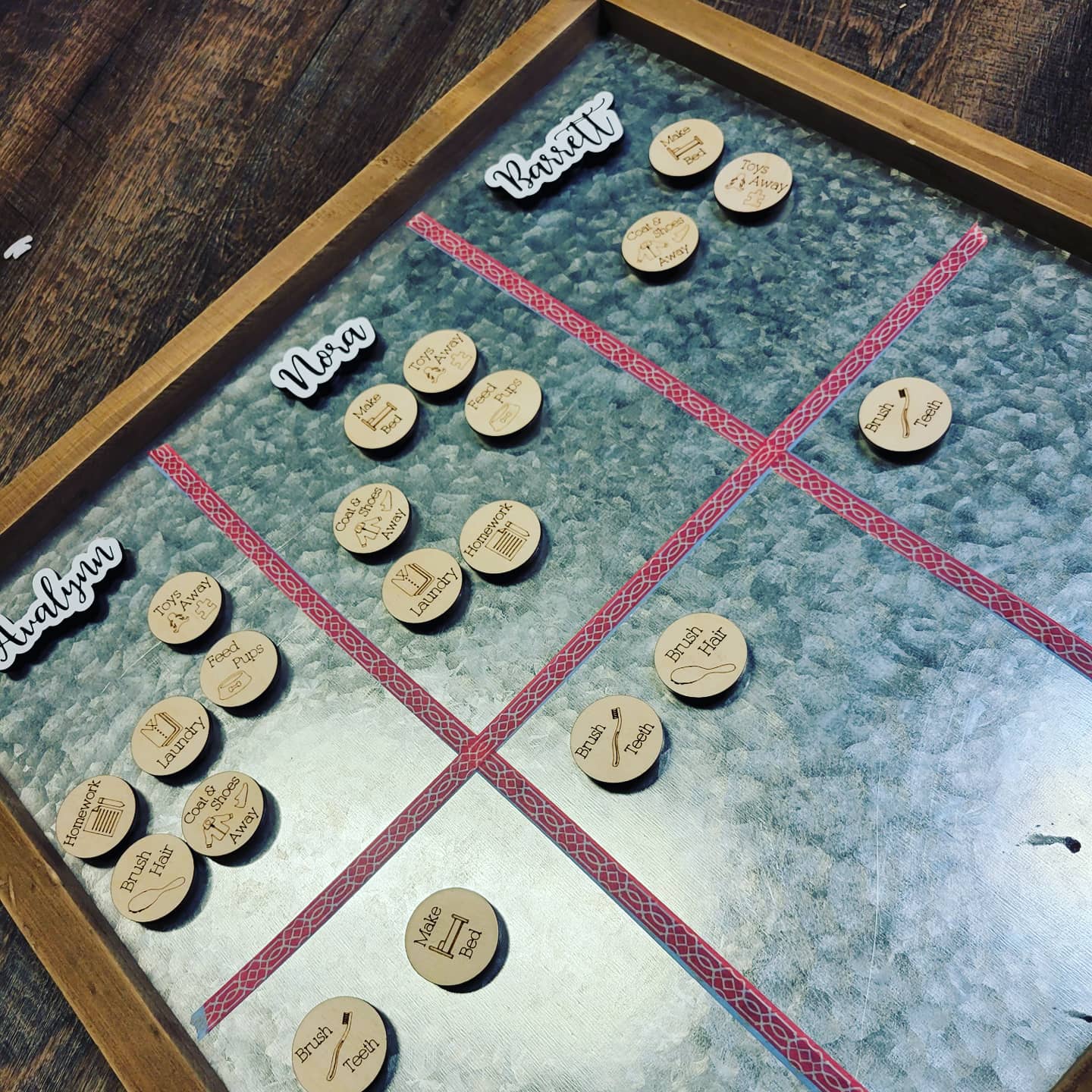 Chore Chart Magnets - BOARD NOT INCLUDED