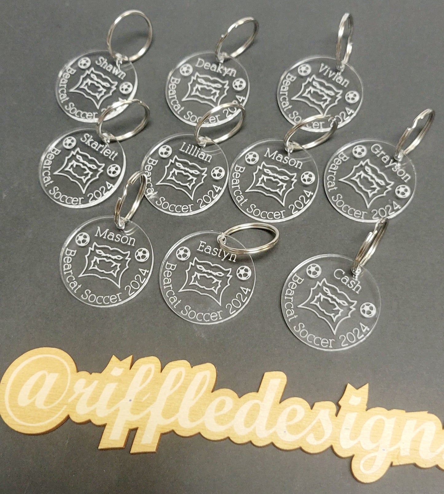 Clear Acrylic Keychains