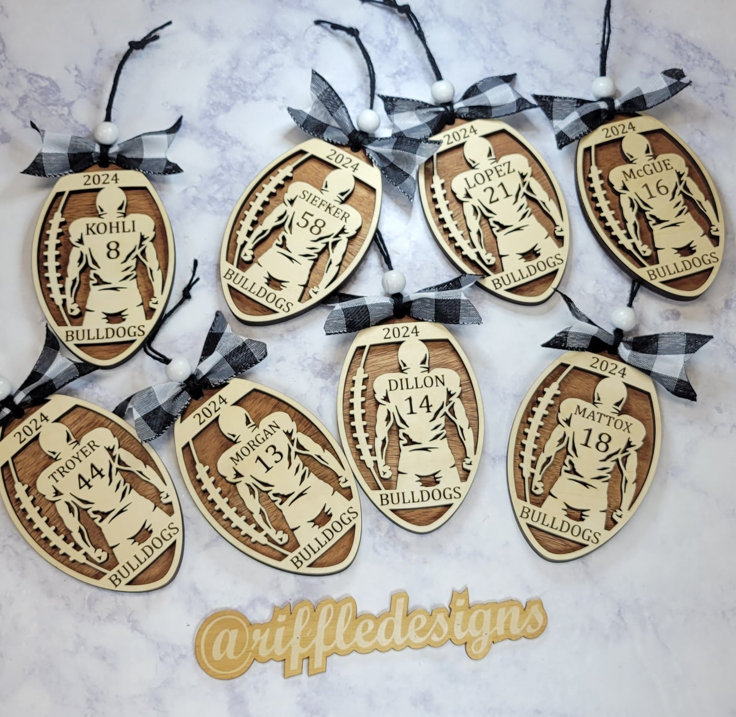 Sports Ornaments 24 Sports Available