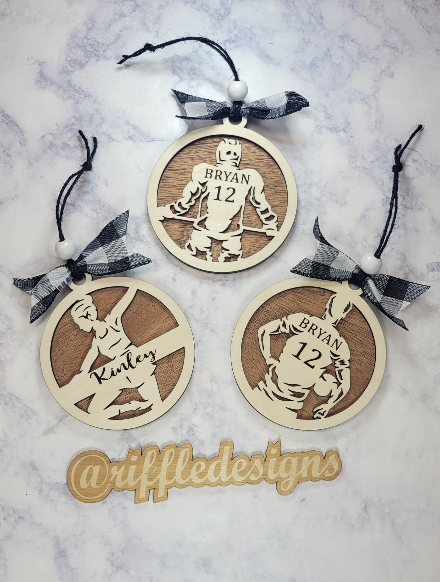 Sports Ornaments 24 Sports Available