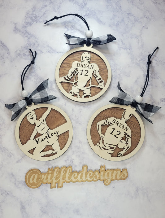 Sports Ornaments 24 Sports Available