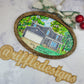 Home Watercolor House Portrait Ornament Size - Custom Made from your Photo