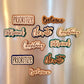 Custom Name Motivational Funny Quote Magnet Display Gift