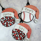 Sports Santa Hat Ornament