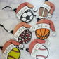 Sports Santa Hat Ornament
