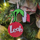 Grinch Hand Ornament/ Family Ornament