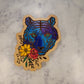 Animal Floral Wood Magnet Watercolor Painted