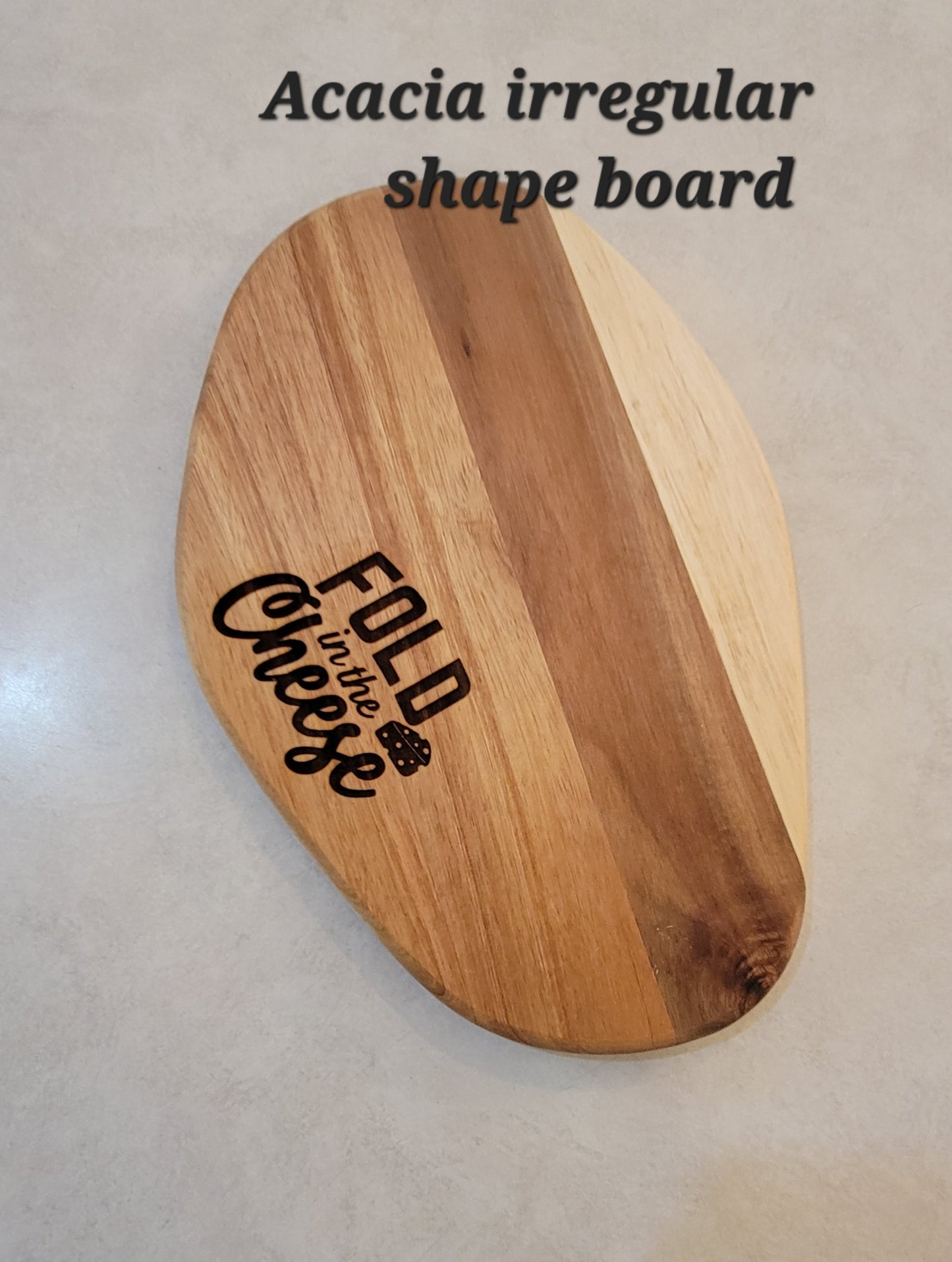 Irregular Shape Acacia Boards Charcuterie Board Serving Tray