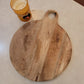Oversized Acacia Board Circle Charcuterie Boards Serving Tray