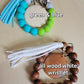 Wristlet Keychain Wood