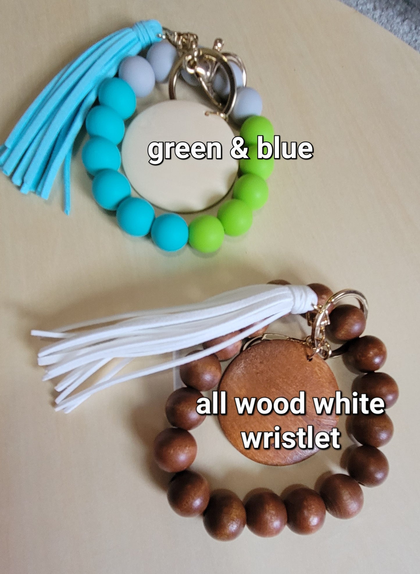 Wristlet Keychain Wood