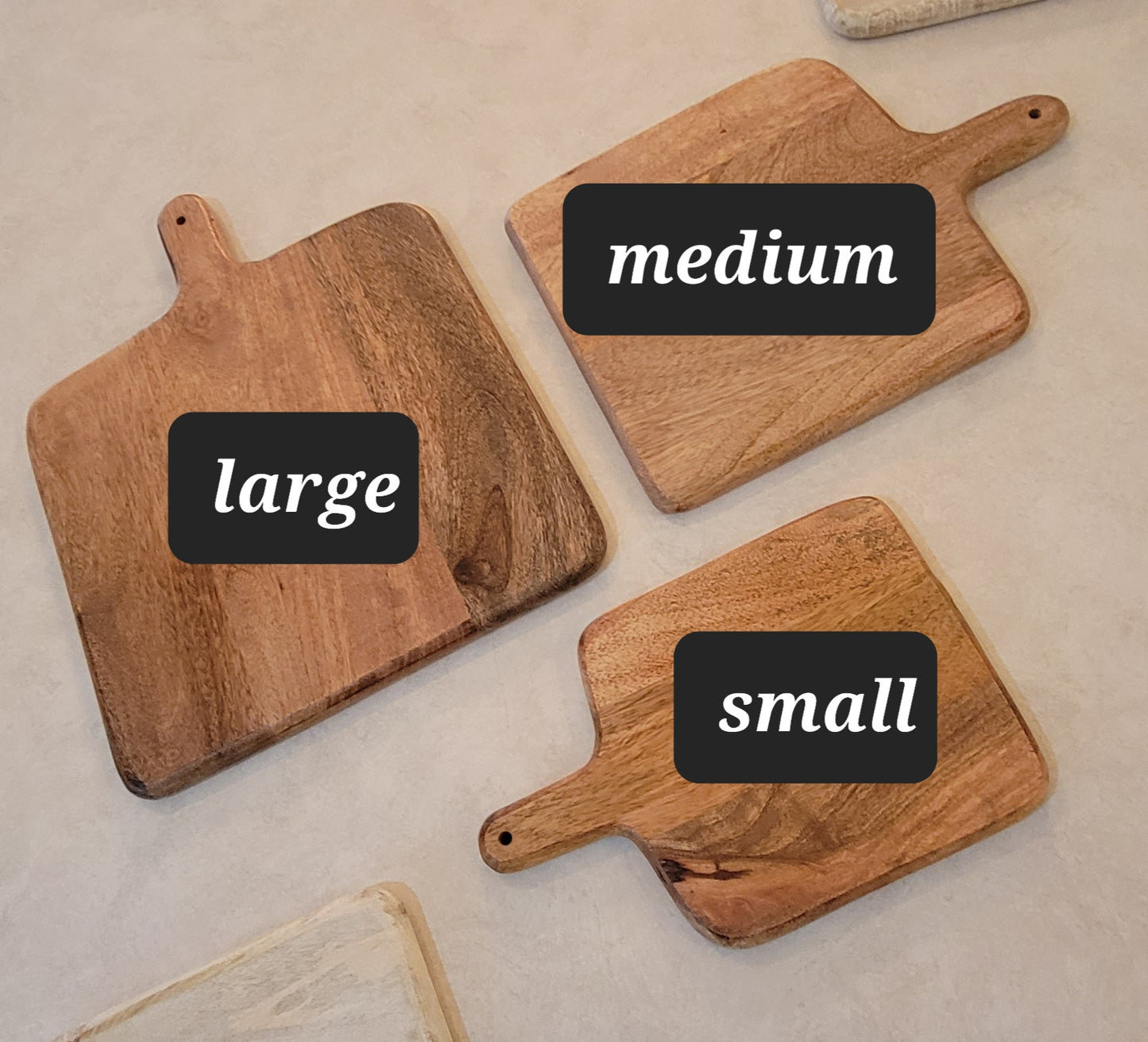 Square Cutting Board Serving Tray Charcuterie Board