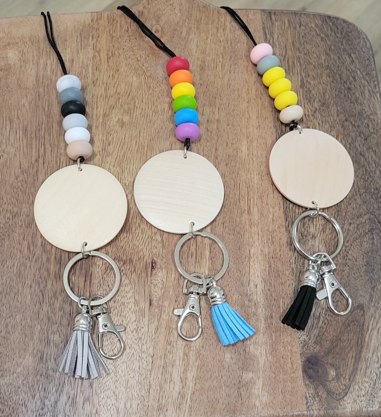 Lanyards Pencil Rainbow Neutral Grey