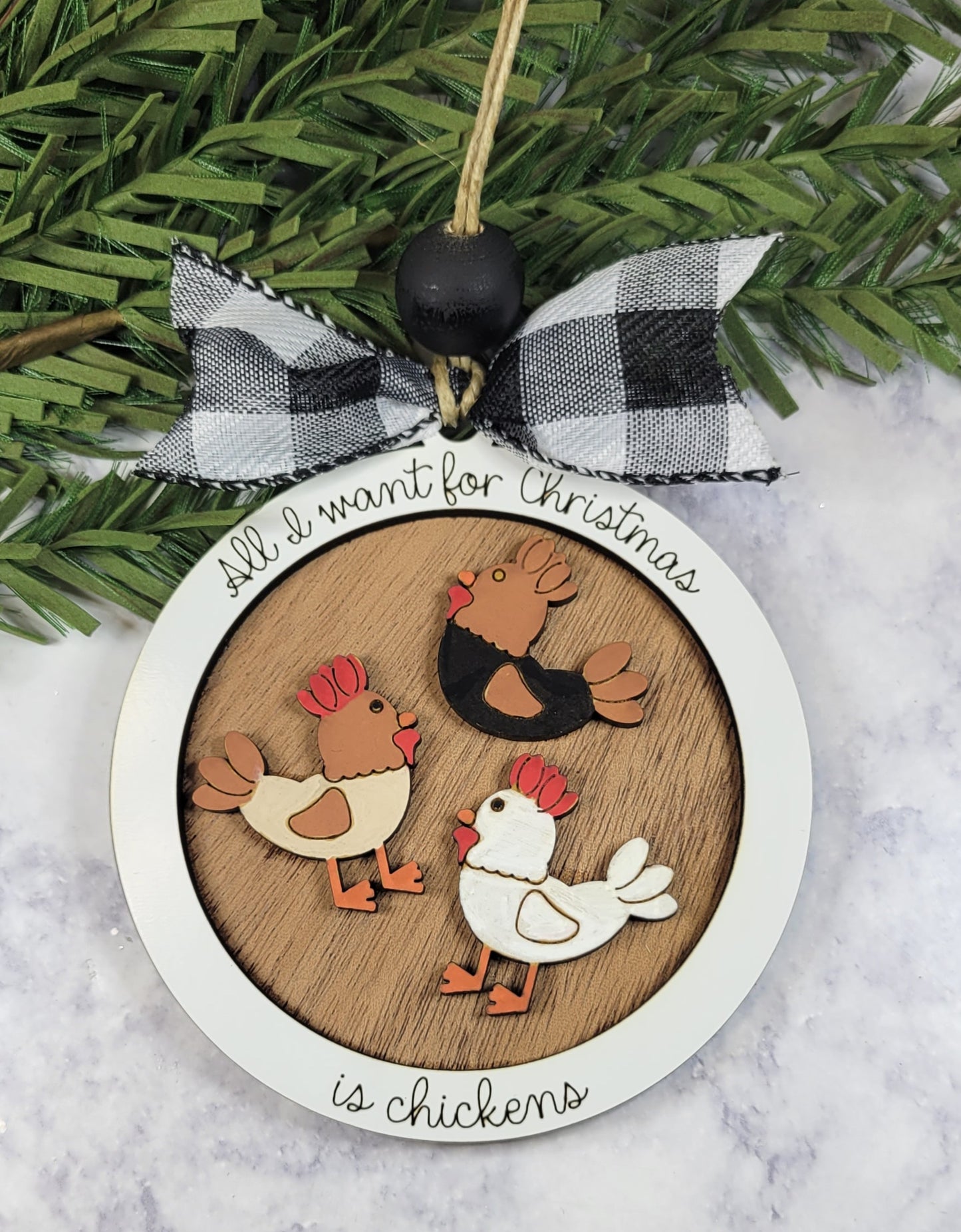 Chicken Coop Ornament