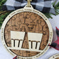 Dear Santa Please Bring Alcohol Ornament