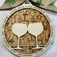 Dear Santa Please Bring Alcohol Ornament