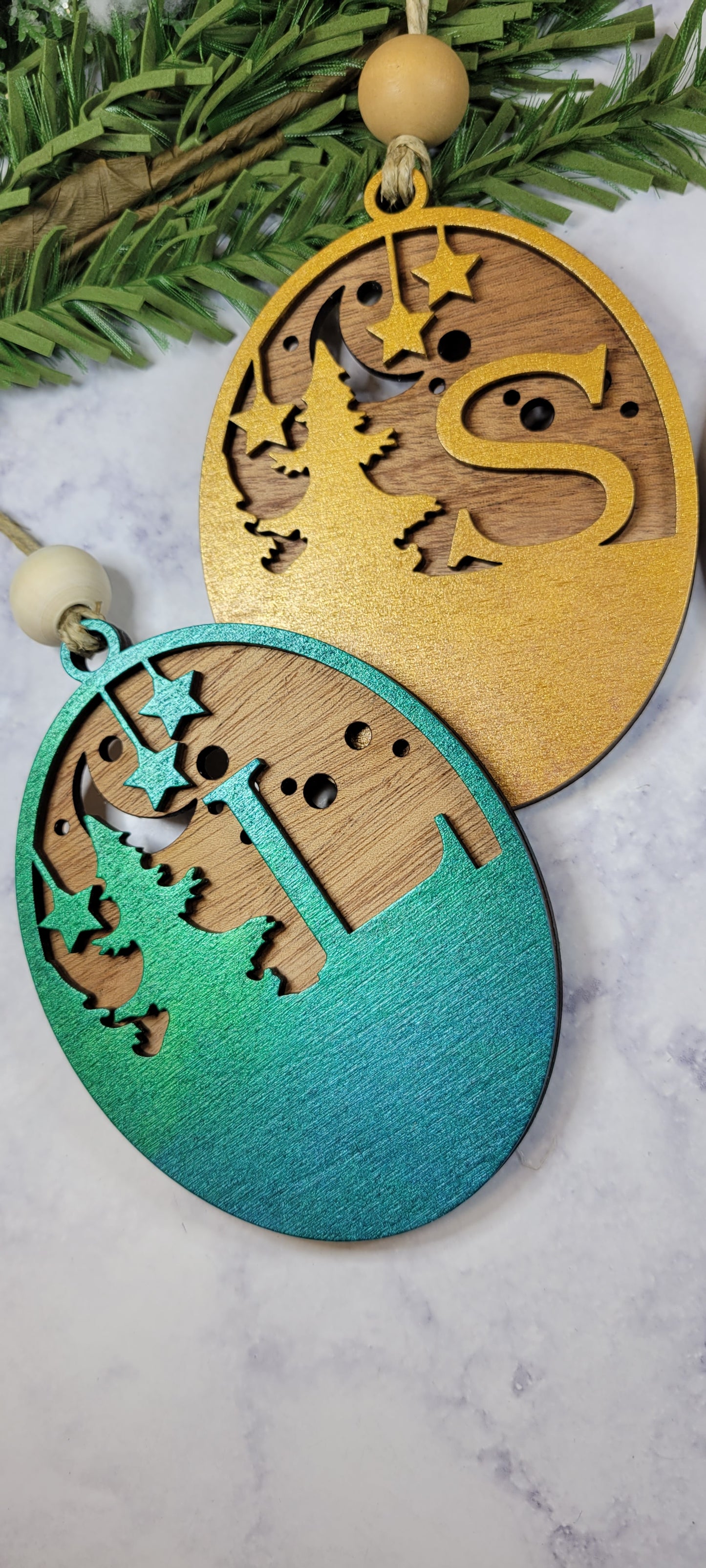 Woodland Alphabet Ornament