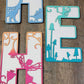 Alphabet Letters Dinosaur Leaf Leaves Fairy Christmas Wall Art Ornament