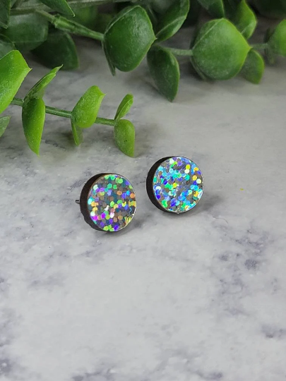 Holographic earrings 2025